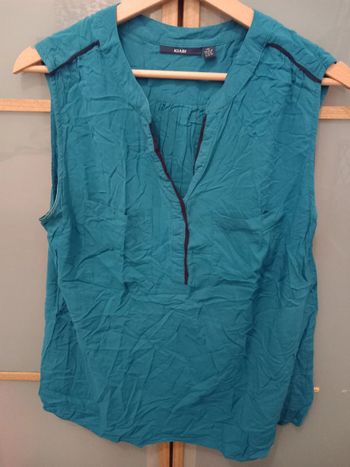 Débardeur Bleu Canard Taille 46