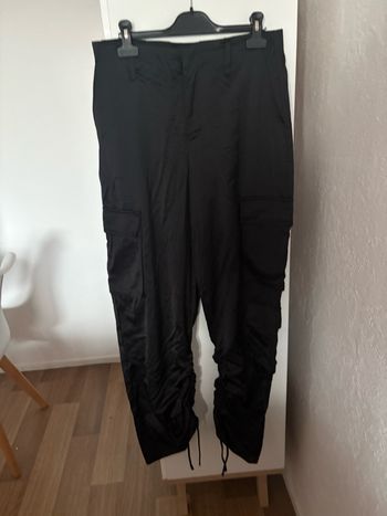 jogging cargo satiné