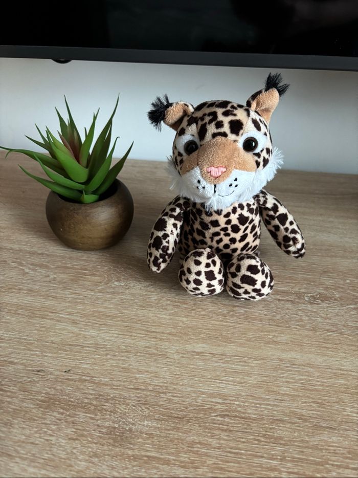 Peluche léopard kinder
