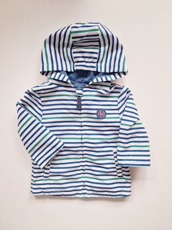 Noukie's - Veste coupe-vent avec capuche, doublée polaire (12 mois)