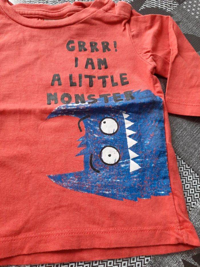 Tee shirt 6 mois garçon - photo numéro 2
