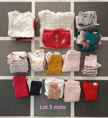 Lot mi saison fille 3 mois