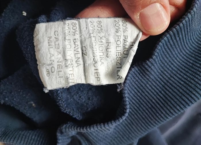 Sweat à capuche bleu marine taille M Cabaneli - photo numéro 8