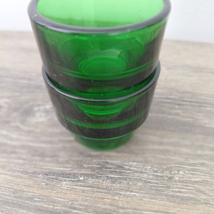 2 coquetiers huilor verre vert - photo numéro 7
