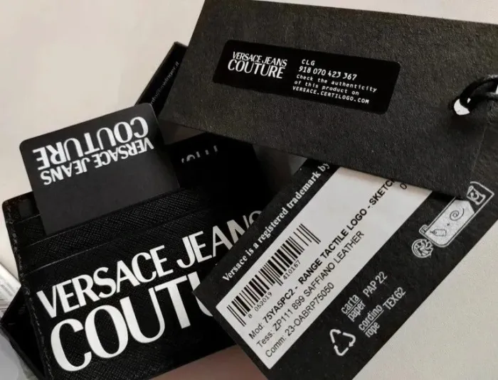 Porte carte, Porte feuille Versace, Jeans Couture - Neuf - photo numéro 4