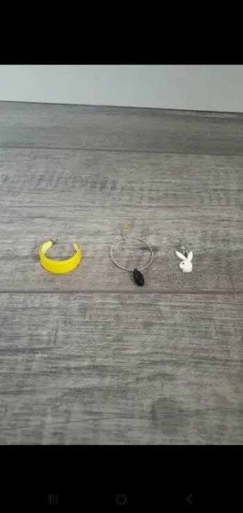 Lot de 3 boucles d'oreilles
