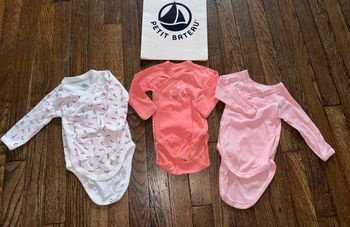 Lot body petit bateau 3 mois