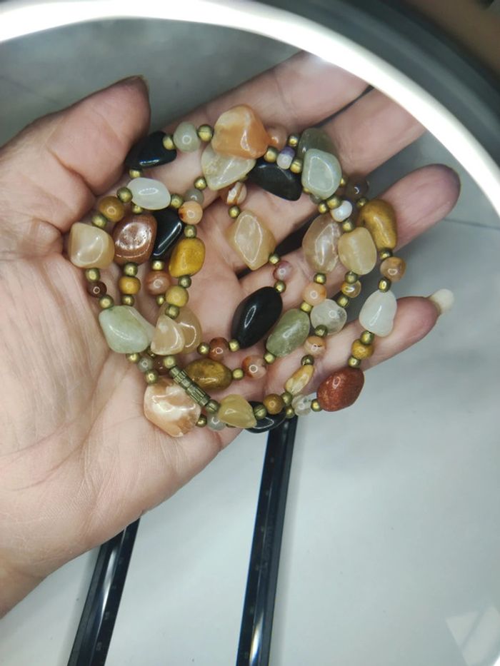 Collier en pierres lithothérapie