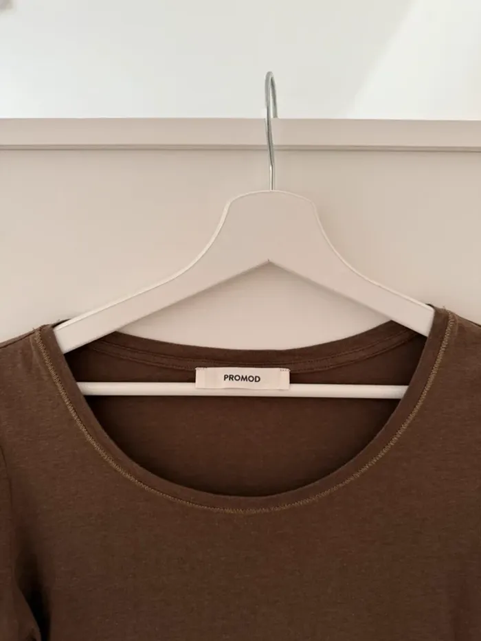 Superbe t shirt doux Promod Neuf coton viscose 🌸 M 38 - photo numéro 2