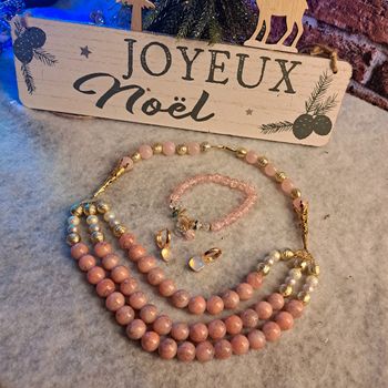 Parrurre magnifique chic rose et doré