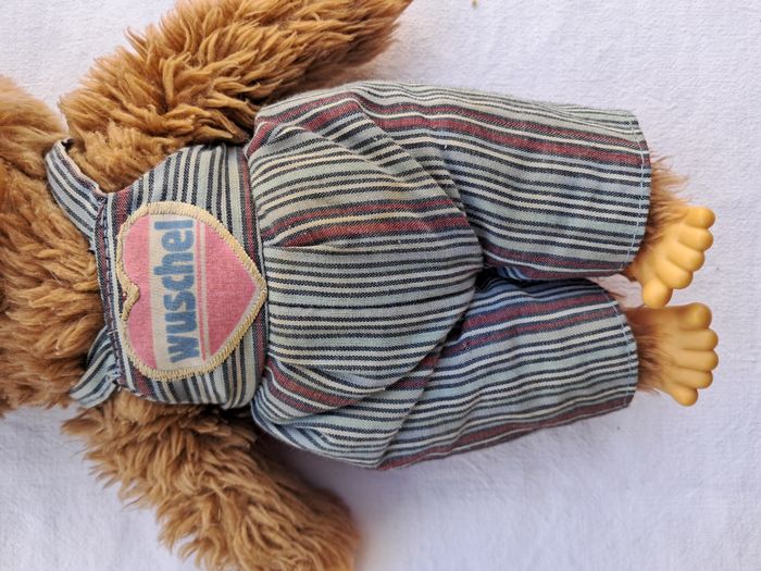 Kiki monchhichi ours en peluche 26 cm wuschel vintage ancien - photo numéro 5