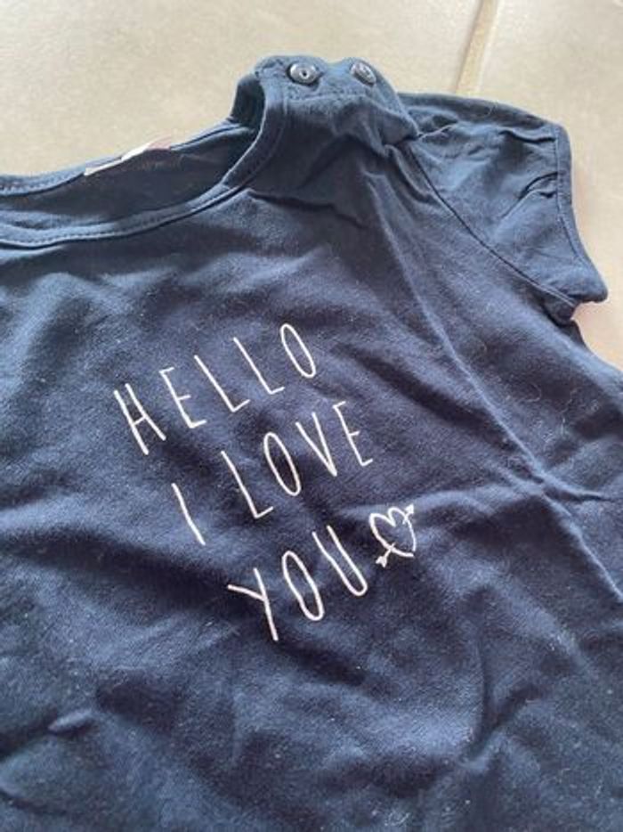 Tee shirt manches courtes 9 mois - photo numéro 3