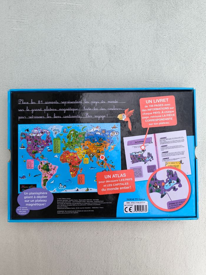 Mon premier atlas à jouer Auzou - photo numéro 3