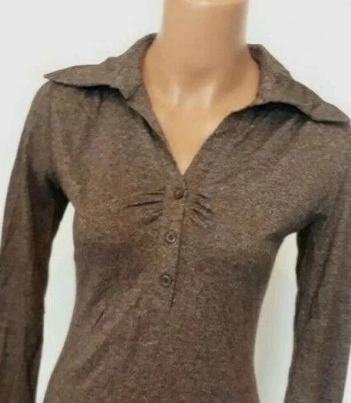 Beau haut forme tunique marron T: 36 /38 - photo numéro 6