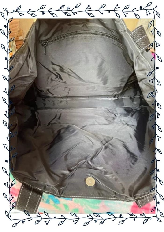 Sac en toile Complices noir à motifs - photo numéro 11