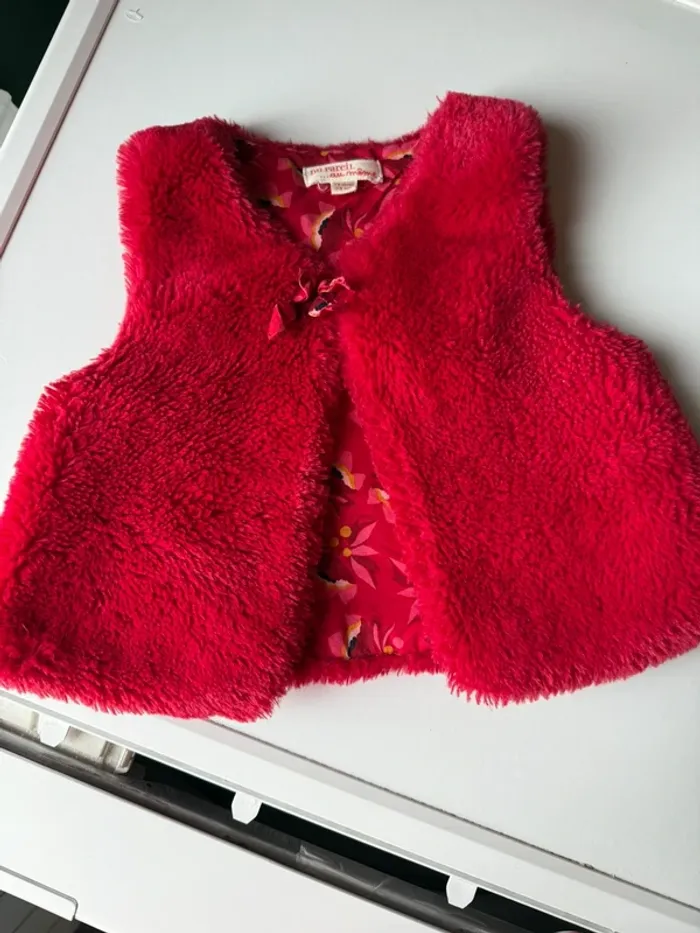 Gilet sans manche fausse fourrure - photo numéro 3