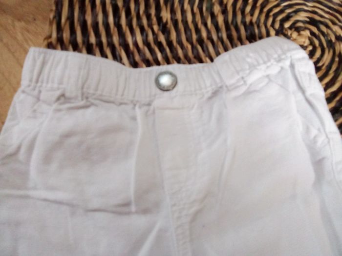 Pantalon blanc léger 3 mois - photo numéro 2