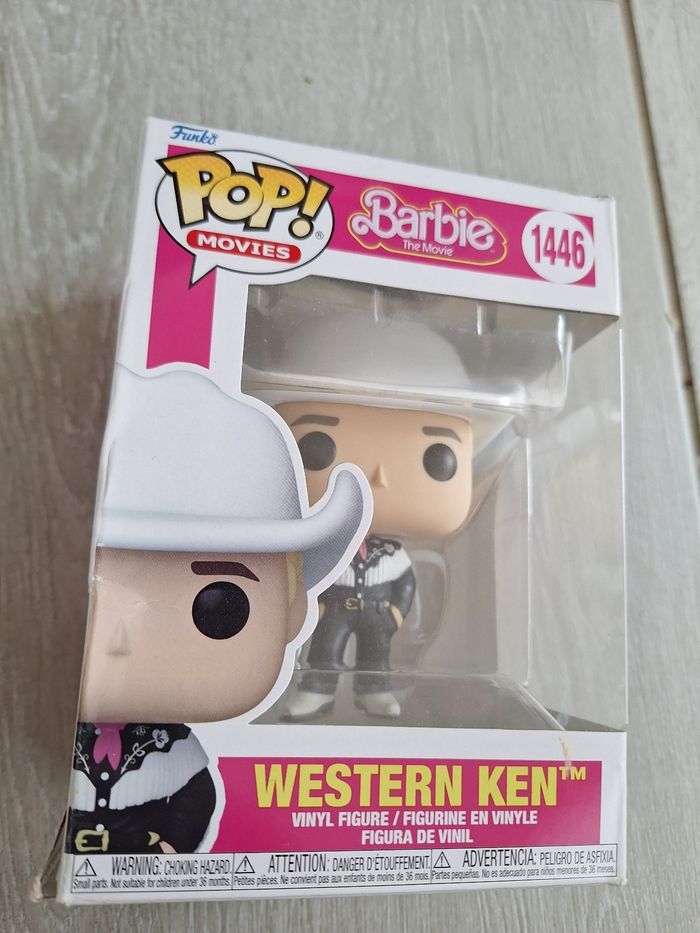Figurine pop barbie western Ken 1446
