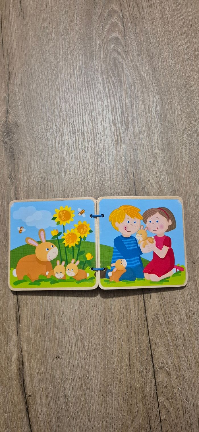 Livre imagier en bois : Les bébés animaux - photo numéro 4