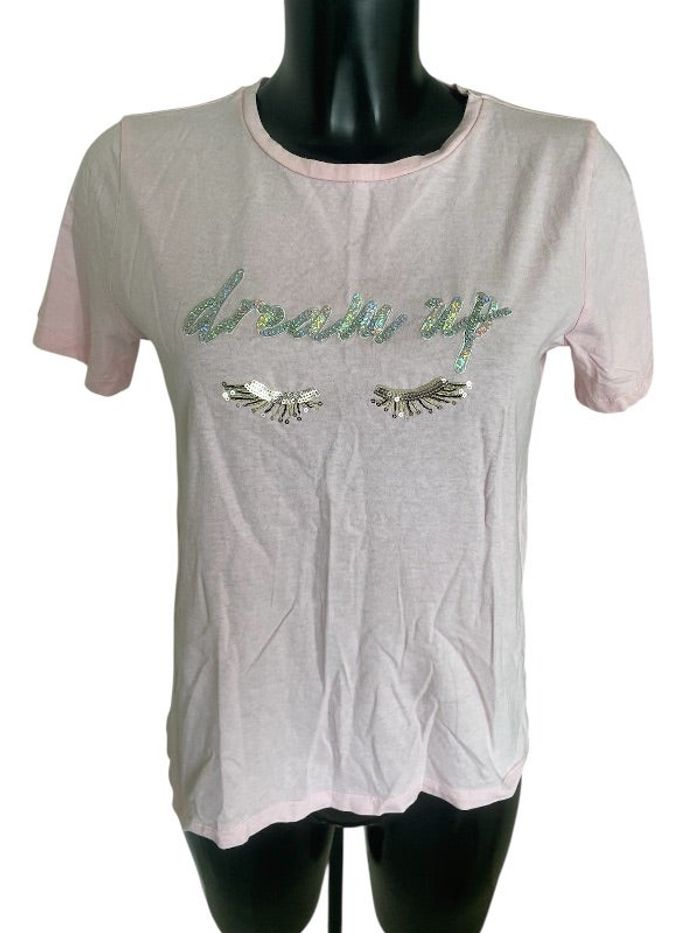 T-shirt avec sequins taille 38/40