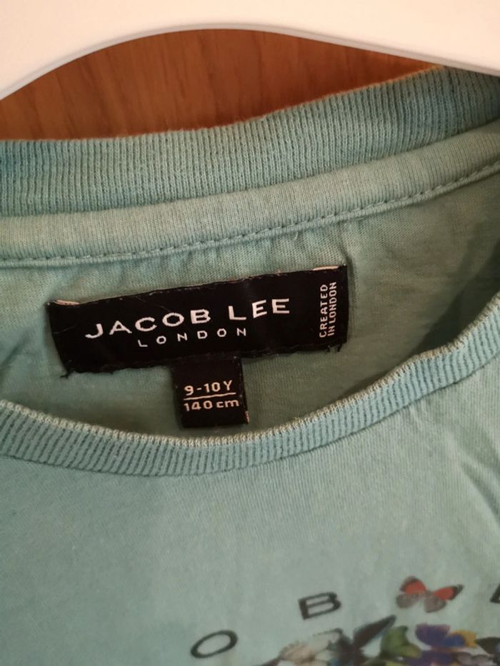 T-shirt en bleu clair Jacol Lee à imprimé 10 ans - photo numéro 5