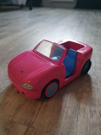 Petite voiture rose Polly Pocket