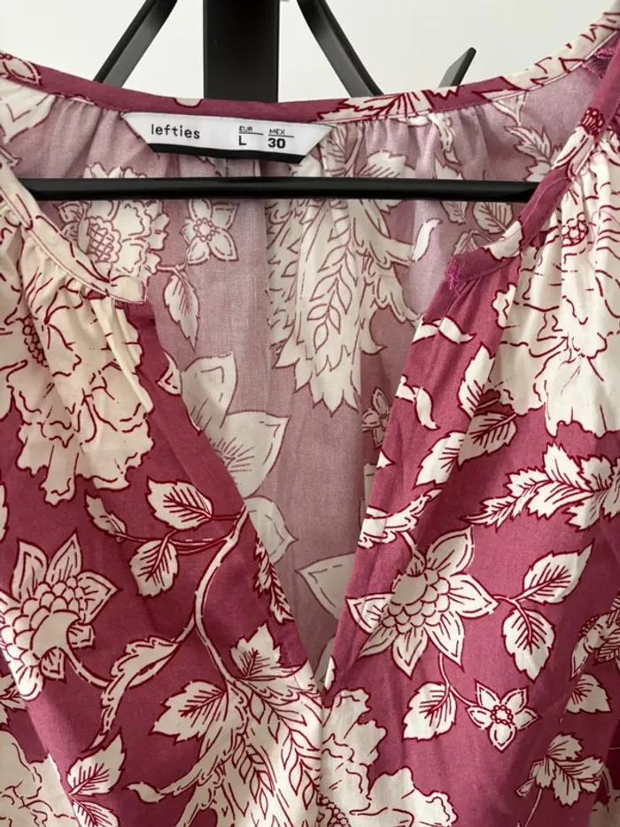 Tunique à fleurs  Taille L - photo numéro 2