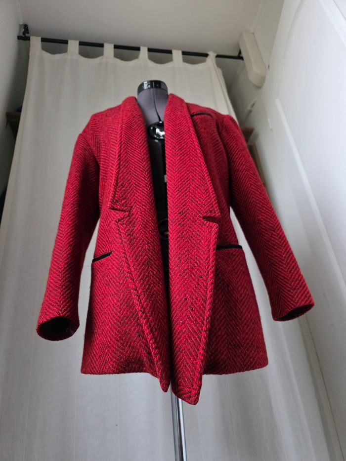Veste rouge vintage