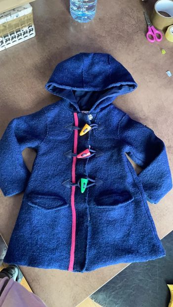 Manteau en laine 2/3ans dpam