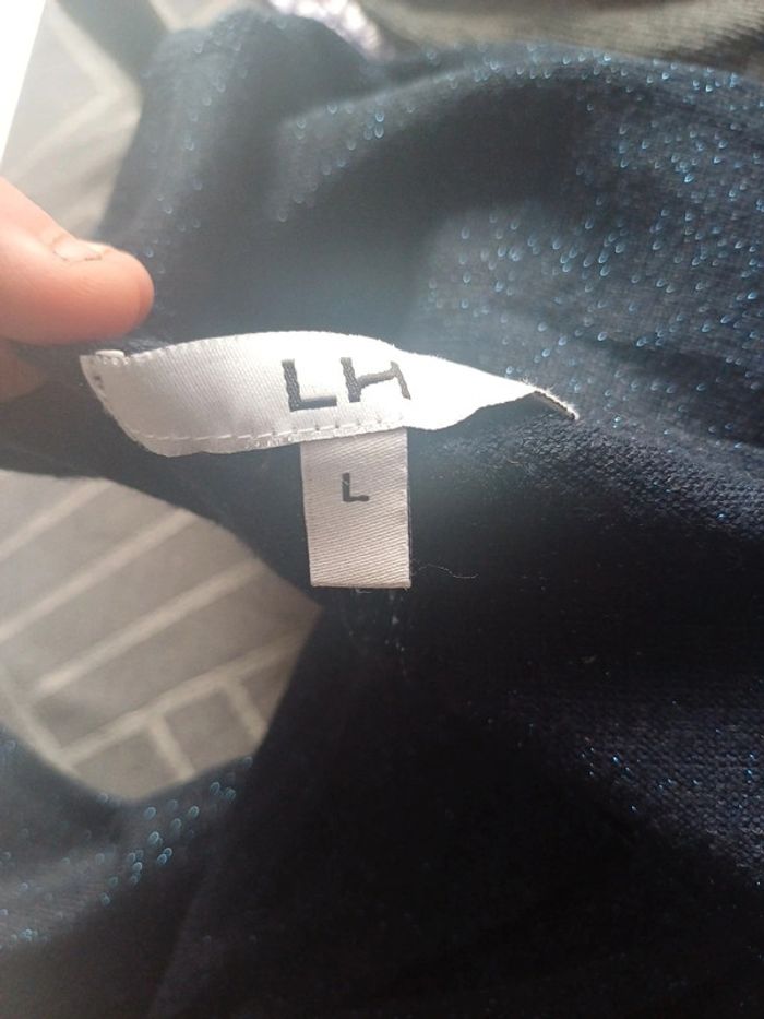 Pull femme col en V taille L - photo numéro 6