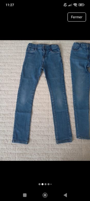 Lot jeans Okaïdi 12 ans