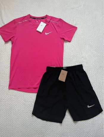 Ensemble Nike Running Rose & Noir