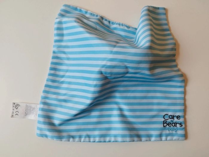 Doudou plat Bisounours Bleu - photo numéro 4