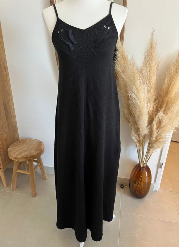 Robe longue d’été noire Camaïeu - photo numéro 3