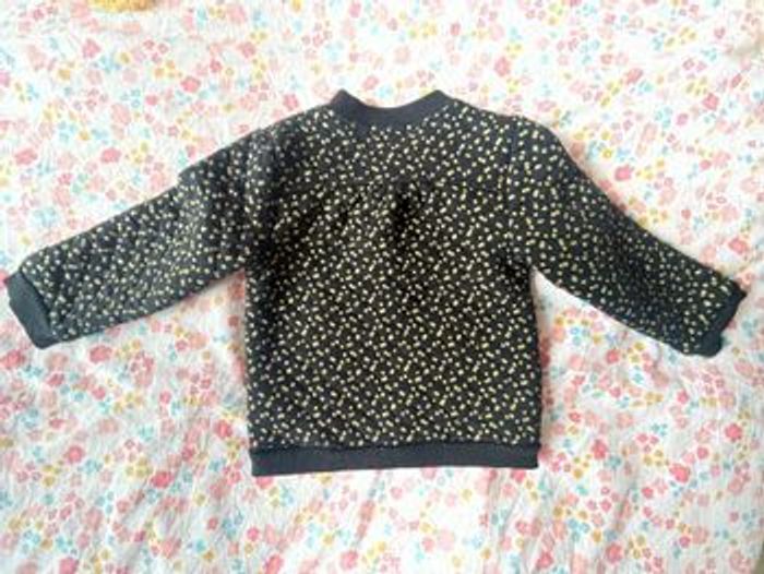 Veste mi-saison noire et doré Vert Baudet 3 ans - photo numéro 3