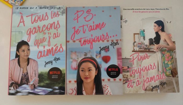 Lot livres à tous les garçons que j'ai aimés