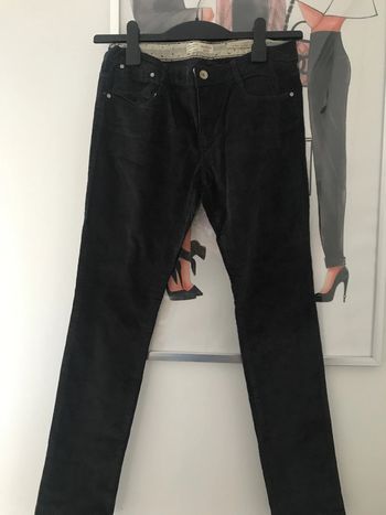 Pantalon coupe droite velours côtelé Zara 14 ans