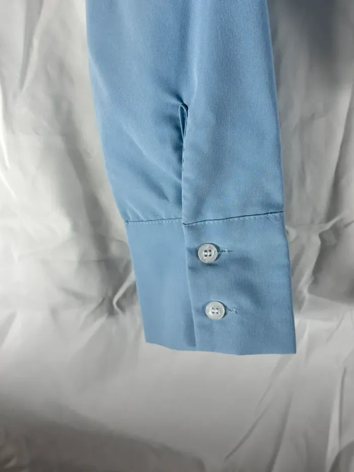 Chemise cintrée bleu YesStyle - photo numéro 3