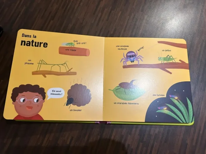 Livre Mes premières petites bêtes Patapon avec poster à déplier - photo numéro 6