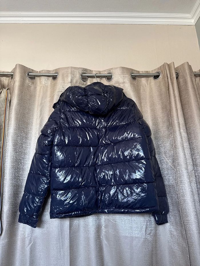 Doudoune brillante à capuche – Taille M – Neuve avec étiquette – Bleu marine - photo numéro 8