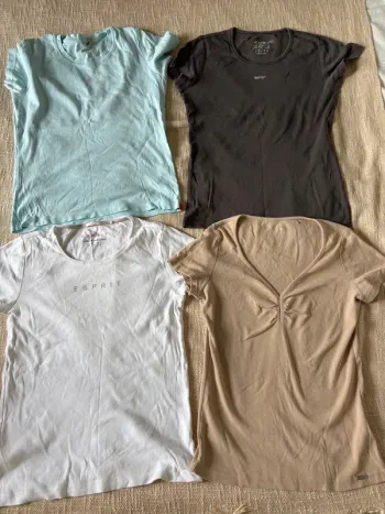 Lot 4 t-shirt  esprit taille M multicolore