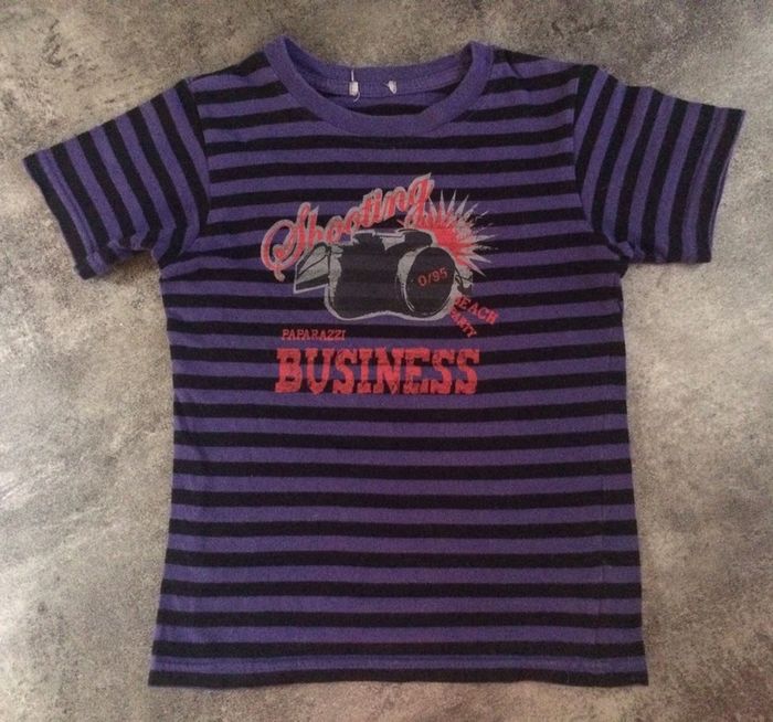 T'shirt a rayures orchestra 8ans