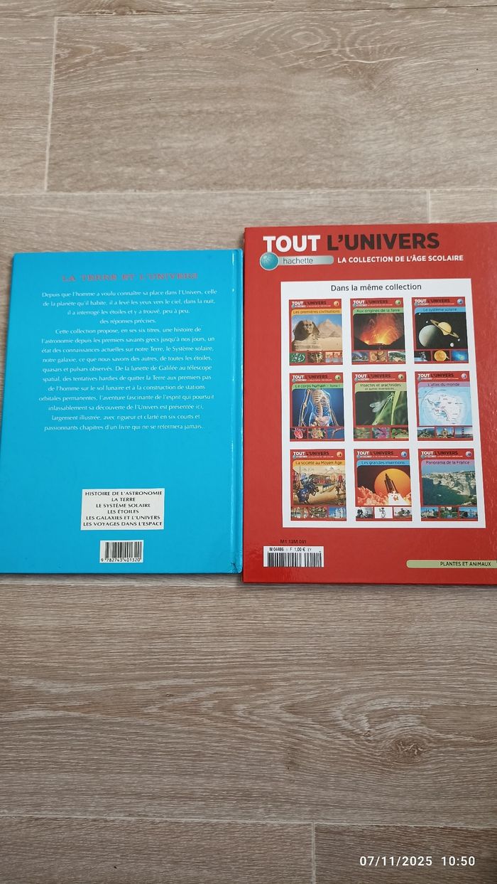 Lot 2 livres mon marin et univers - photo numéro 2