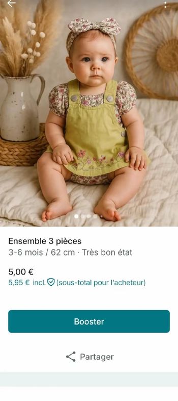 Ensemble salopette robes
