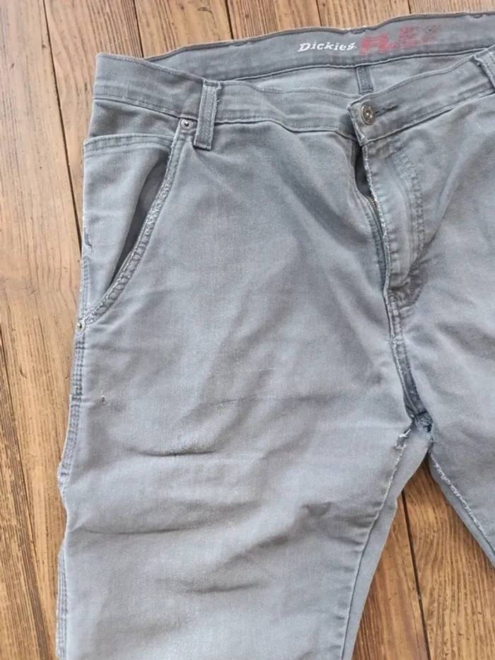 Pantalon jean gris Dickies flex Workwear Carpenter W34 - photo numéro 6