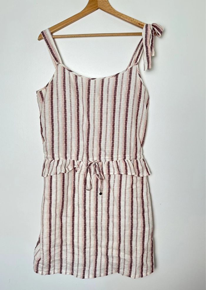 🌸Robe Bonobo - rayures - lin 🌸 - photo numéro 2
