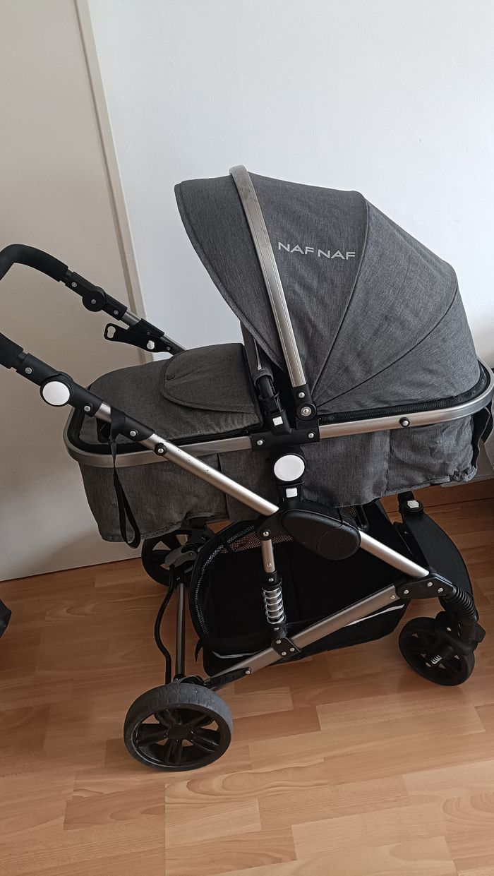 Vends poussette Naf Naf 3 en 1 en bon état - photo numéro 5