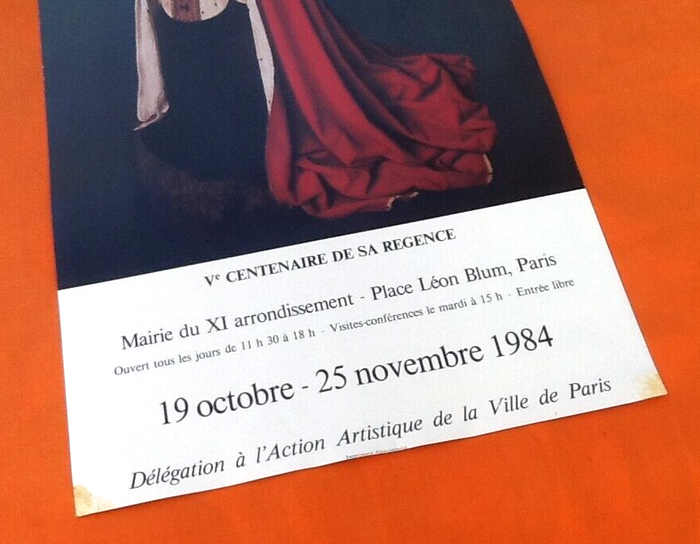 Affiche Anne de Beaujeu (1483-1983) Vème Centenaire de sa régence - photo numéro 5
