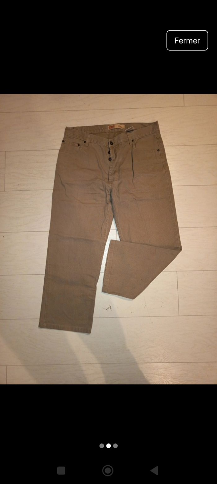 Jean marron homme ☘️ - photo numéro 2