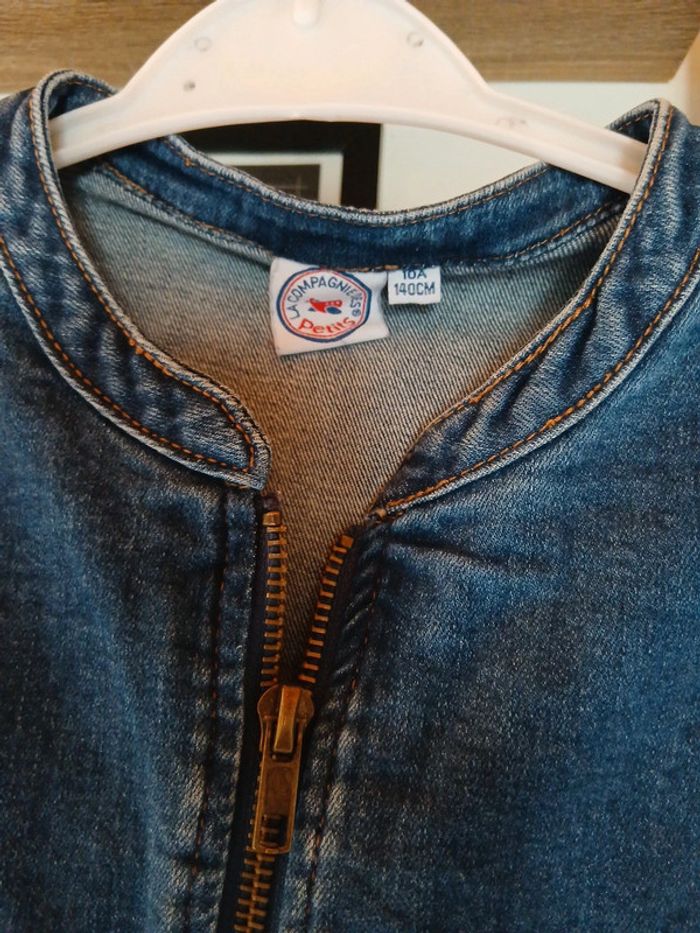Veste en jeans la compagnie des petits 10 ans - photo numéro 4